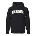thumbnail image 1 of Wild Bobby State of Mississippi College Style Unisex Hoodie Sweatshirt, 1 of 6