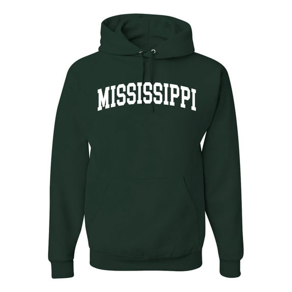 Wild Bobby State of Mississippi College Style Unisex Hoodie Sweatshirt