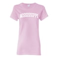 thumbnail image 1 of Wild Bobby State of Mississippi College Style Women Graphic Tee, 1 of 6