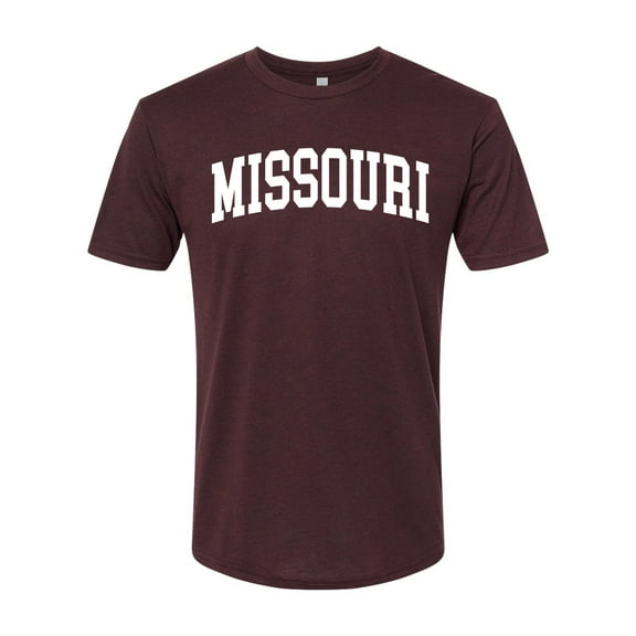 Wild Bobby State of Missouri College Style Men Premium Tri Blend Tee