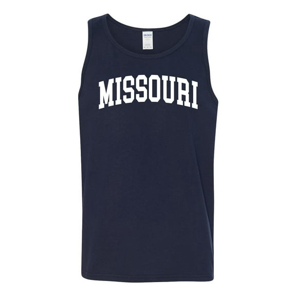 Wild Bobby State of Missouri College Style Men Tank Top