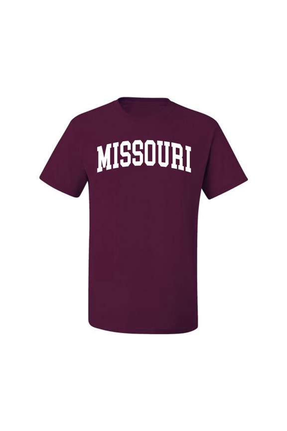 State of Missouri College Style Men Tee