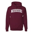 thumbnail image 1 of Wild Bobby State of Missouri College Style Unisex Hoodie Sweatshirt, 1 of 6