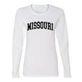 thumbnail image 1 of Wild Bobby State of Missouri College Style Women Graphic Long Sleeve Tee, 1 of 5