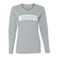 thumbnail image 1 of Wild Bobby State of Missouri College Style Women Graphic Long Sleeve Tee, 1 of 5