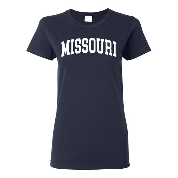 Wild Bobby State of Missouri College Style Women Graphic Tee