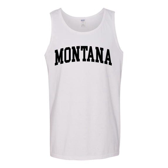Wild Bobby State of Montana College Style Men Tank Top