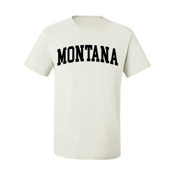 Wild Bobby State of Montana College Style Men Tee