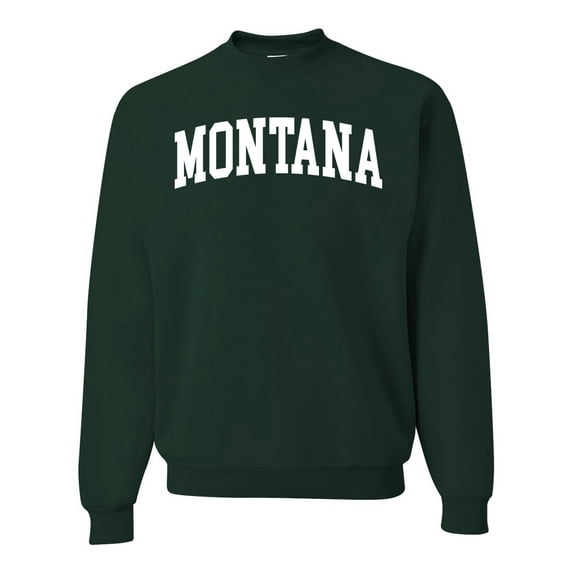 Wild Bobby State of Montana College Style Unisex Crewneck Sweatshirt