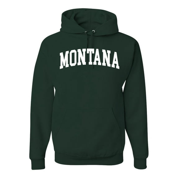 Wild Bobby State of Montana College Style Unisex Hoodie Sweatshirt