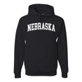 thumbnail image 1 of Wild Bobby State of Nebraska College Style Unisex Hoodie Sweatshirt, 1 of 6