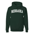 thumbnail image 1 of Wild Bobby State of Nebraska College Style Unisex Hoodie Sweatshirt, 1 of 6