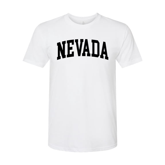 Wild Bobby State of Nevada College Style Men Premium Tri Blend Tee