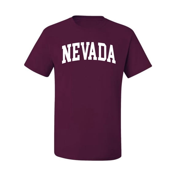Wild Bobby State of Nevada College Style Men Tee
