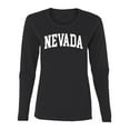 thumbnail image 1 of Wild Bobby State of Nevada College Style Women Graphic Long Sleeve Tee, 1 of 5