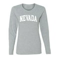 thumbnail image 1 of Wild Bobby State of Nevada College Style Women Graphic Long Sleeve Tee, 1 of 5