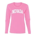 thumbnail image 1 of Wild Bobby State of Nevada College Style Women Graphic Long Sleeve Tee, 1 of 5