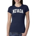 thumbnail image 1 of Wild Bobby State of Nevada College Style Women Slim Fit Junior Tee, 1 of 6