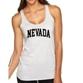 thumbnail image 1 of Wild Bobby State of Nevada College Style Women Tri-Blend Racerback Tank Top, 1 of 6