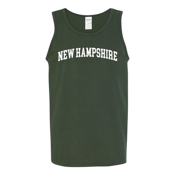 Wild Bobby State of New Hampshire College Style Men Tank Top