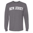 thumbnail image 1 of Wild Bobby State of New Jersey College Style Men Long Sleeve Shirt, 1 of 6