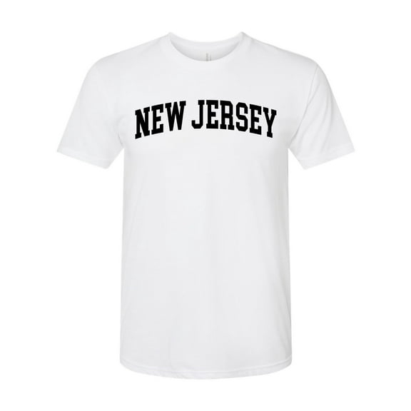 Wild Bobby State of New Jersey College Style Men Premium Tri Blend Tee