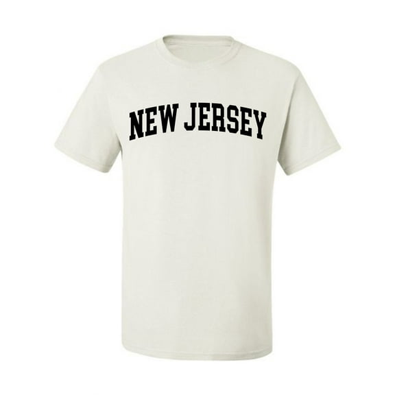 Wild Bobby State of New Jersey College Style Men Tee