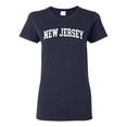 thumbnail image 1 of Wild Bobby State of New Jersey College Style Women Graphic Tee, 1 of 6