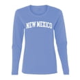 thumbnail image 1 of Wild Bobby State of New Mexico College Style Women Graphic Long Sleeve Tee, 1 of 5