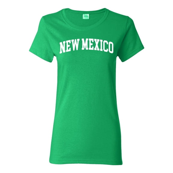 Wild Bobby State of New Mexico College Style Women Graphic Tee