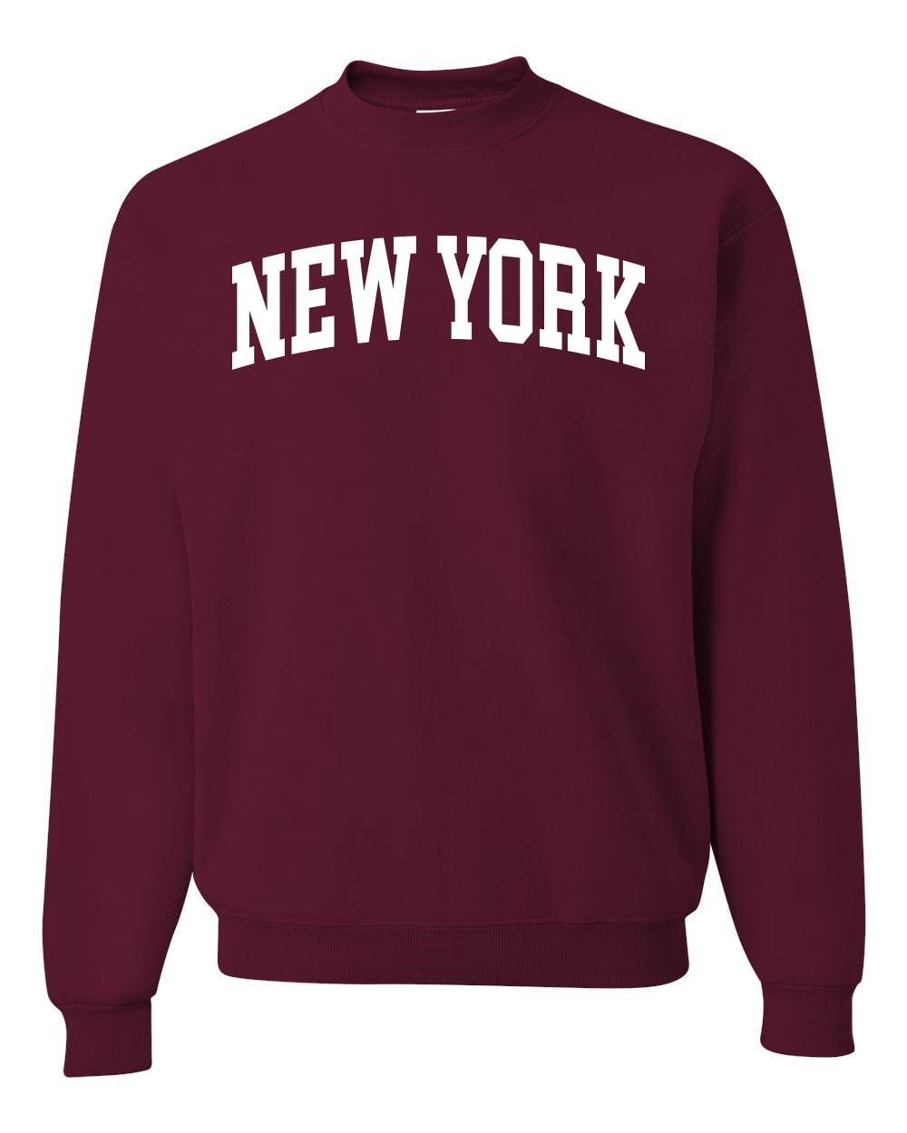 Wild Bobby State of New York College Style Unisex Crewneck