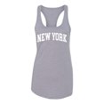 thumbnail image 1 of Wild Bobby State of New York College Style Women Racerback Tank Top, 1 of 5