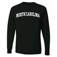 thumbnail image 1 of Wild Bobby State of North Carolina College Style Men Long Sleeve Shirt, 1 of 6