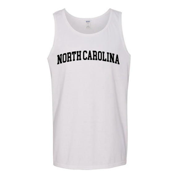 Wild Bobby State of North Carolina College Style Men Tank Top
