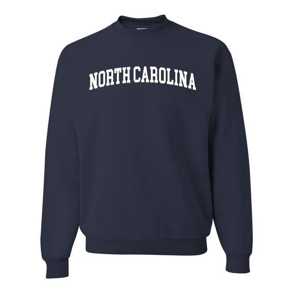 Wild Bobby State of North Carolina College Style Unisex Crewneck Sweatshirt