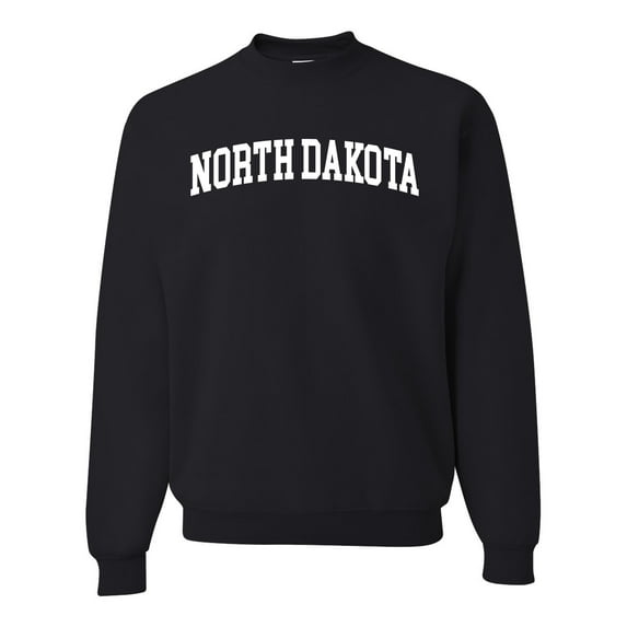 Wild Bobby State of North Dakota College Style Unisex Crewneck Sweatshirt