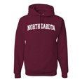 thumbnail image 1 of Wild Bobby State of North Dakota College Style Unisex Hoodie Sweatshirt, 1 of 6