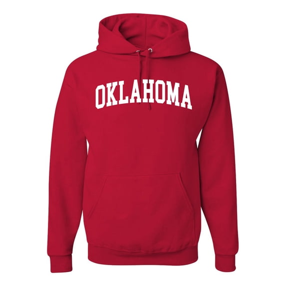 Wild Bobby State of Oklahoma College Style Unisex Hoodie Sweatshirt