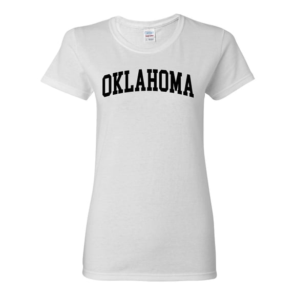 Wild Bobby State of Oklahoma College Style Women Graphic Tee
