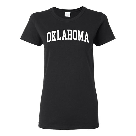 Wild Bobby State of Oklahoma College Style Women Graphic Tee