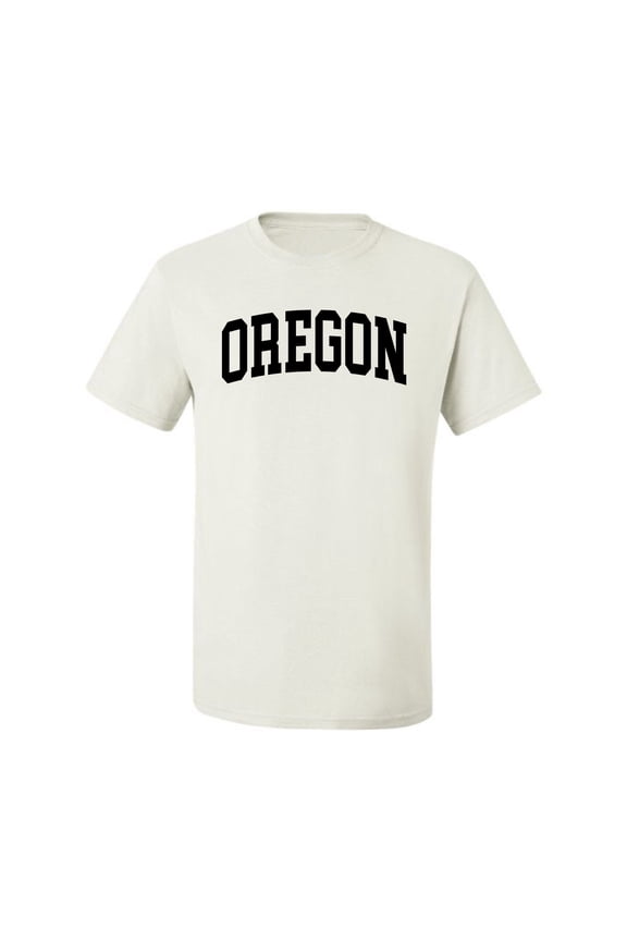 State of Oregon College Style Men Tee