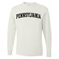 thumbnail image 1 of Wild Bobby State of Pennsylvania College Style Men Long Sleeve Shirt, 1 of 6