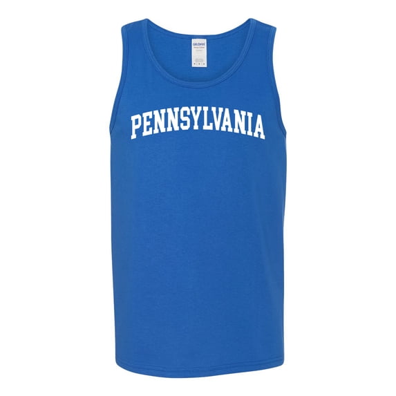 Wild Bobby State of Pennsylvania College Style Men Tank Top