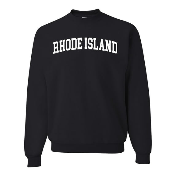 Wild Bobby State of Rhode Island College Style Unisex Crewneck Sweatshirt