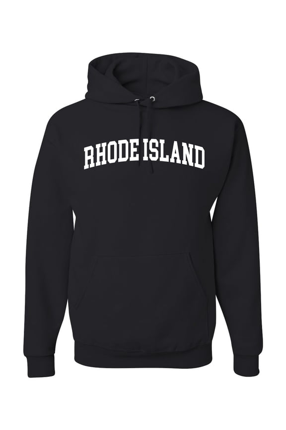 State of Rhode Island College Style Unisex Hoodie Sweatshirt