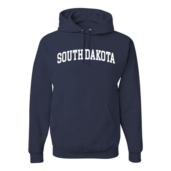Wild Bobby State of South Dakota College Style Unisex Hoodie Sweatshirt