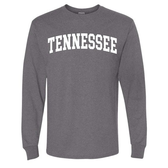 Wild Bobby State of Tennessee College Style Men Long Sleeve Shirt
