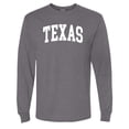 thumbnail image 1 of Wild Bobby State of Texas College Style Men Long Sleeve Shirt, 1 of 6
