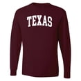 thumbnail image 1 of Wild Bobby State of Texas College Style Men Long Sleeve Shirt, 1 of 6