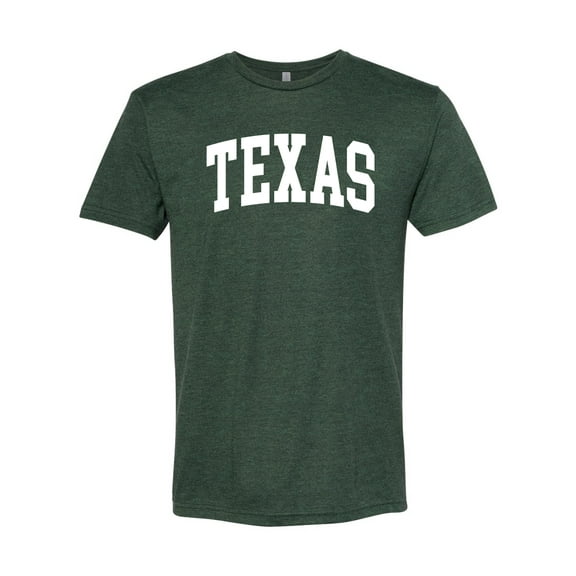 Wild Bobby State of Texas College Style Men Premium Tri Blend Tee